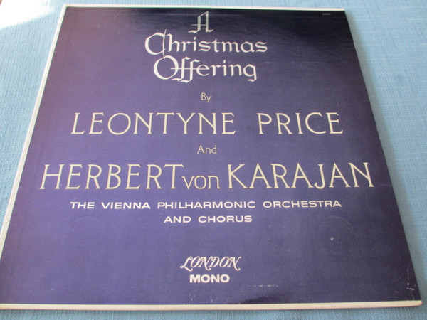 Leontyne Price, Herbert von Karajan, The Vienna Philharmonic* - A Christmas Offering (LP, Mono, ffr)