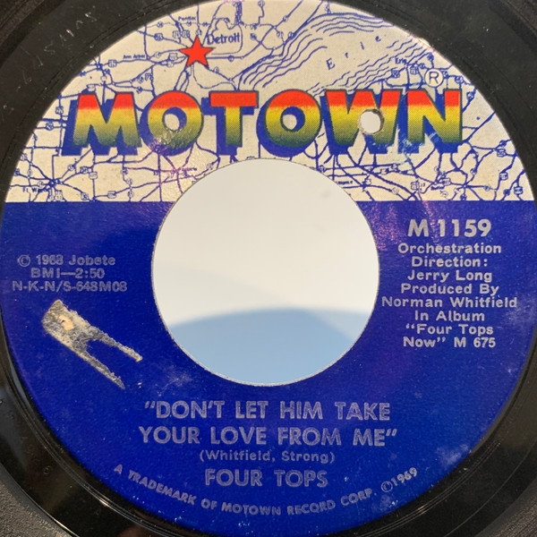 Four Tops - Don't Let Him Take Your Love From Me / The Key (7", Single)