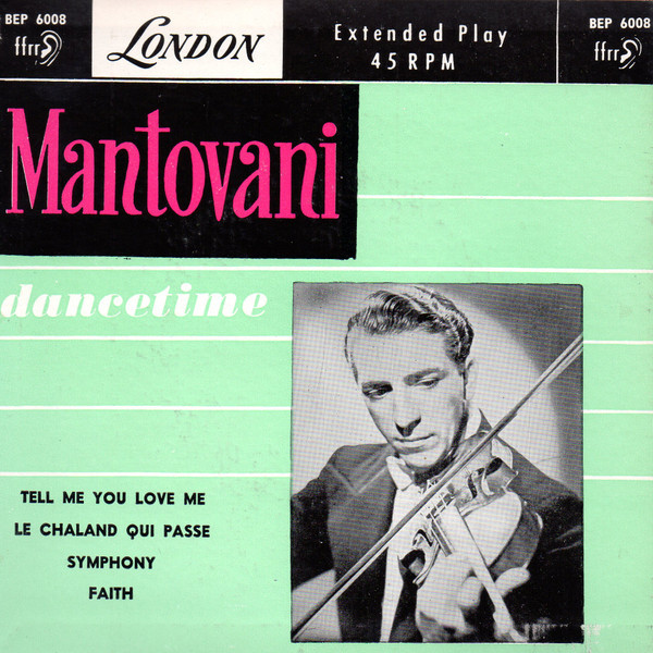 Mantovani And His Orchestra - Dancetime - London Records - BEP 6008 - 7", EP 913260120