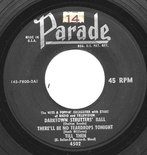 The Hits A Poppin' Orchestra - The Hits A Poppin' Orchestra With Stars Of Radio And Television (7", EP)