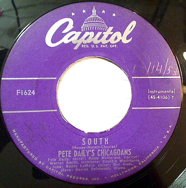 Pete Daily's Chicagoans - South / I Want To Linger (7")