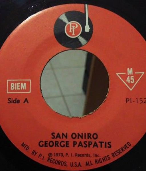 George Paspatis* - San Oniro (7")