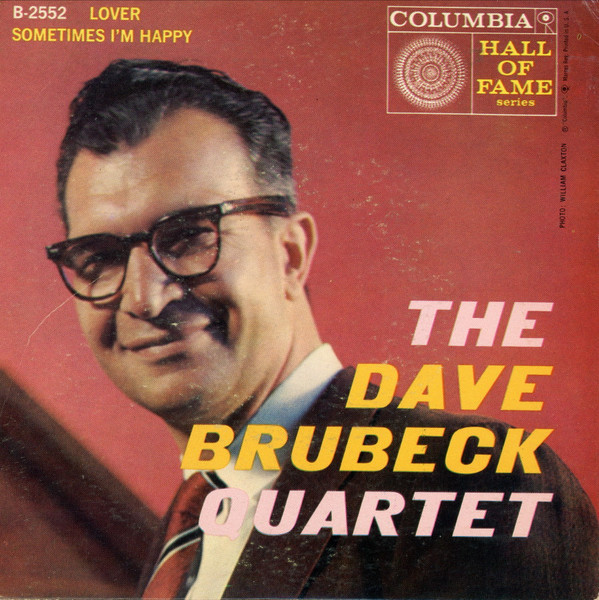 The Dave Brubeck Quartet - Lover / Sometimes I'm Happy (7", Single)