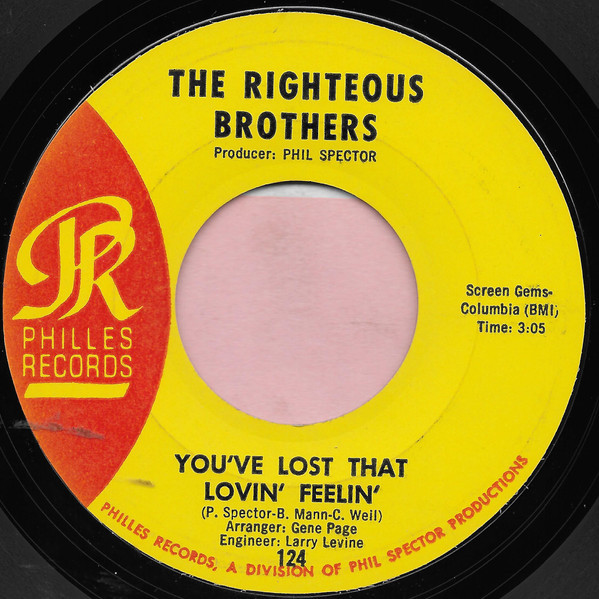 The Righteous Brothers - You've Lost That Lovin' Feelin' (7", Single)