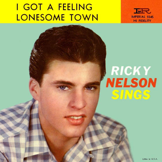 Ricky Nelson (2) - Lonesome Town (7", Single, Mono)