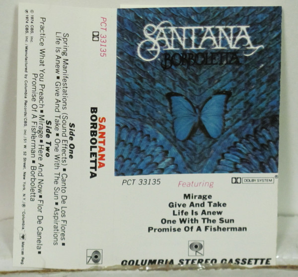 Santana - Borboletta (Cass, Album, Dol)