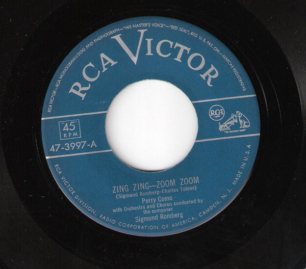 Perry Como - Zing Zing - Zoom Zoom / If (7", Single)