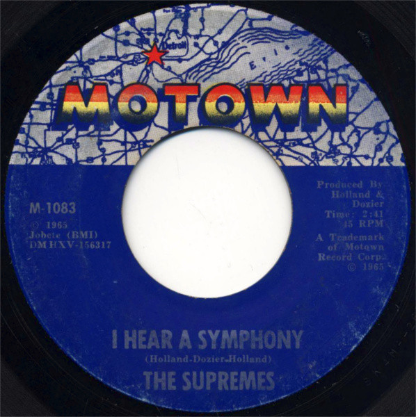The Supremes - I Hear A Symphony / Who Could Ever Doubt My Love (7", Single, Mono, ARP)