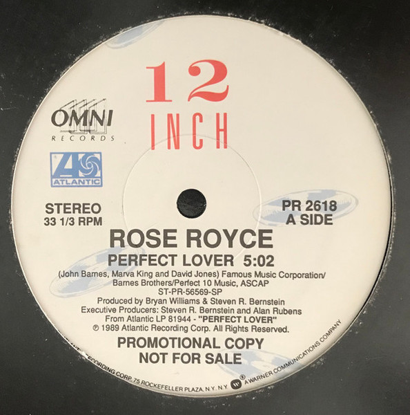 Rose Royce - Perfect Lover (12", Promo)