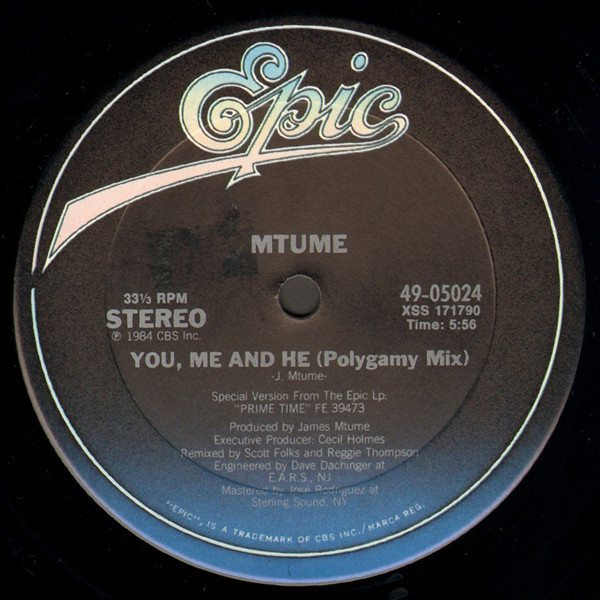 Mtume - You, Me And He (12")