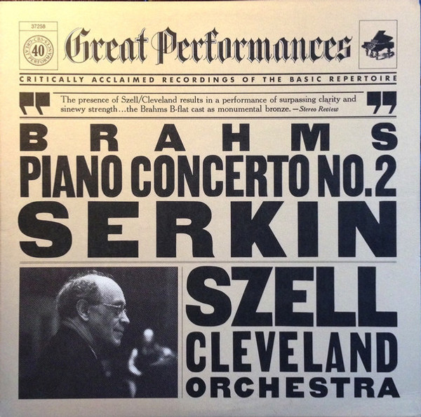 Brahms* / Serkin*, Szell*, Cleveland Orchestra* - Piano Concerto No. 2 In B Flat (LP, Album, RE, RM)