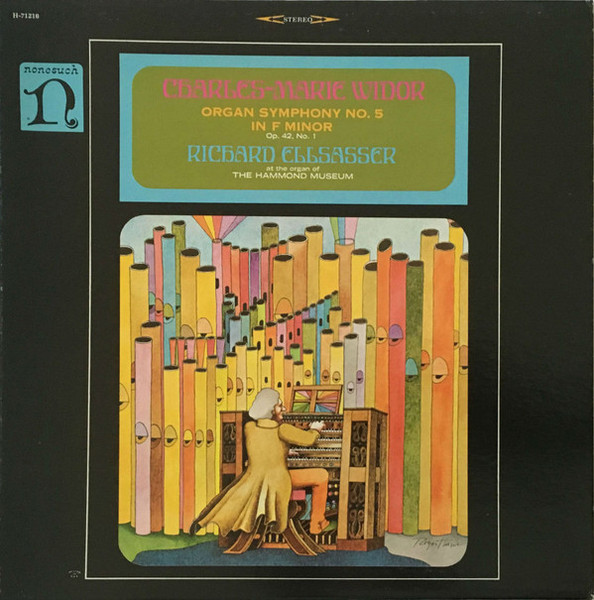Richard Ellsasser - Organ Symphony No. 5 In F Minor Op. 42, No. 1 - Charles-Marie Widor (LP, RE)
