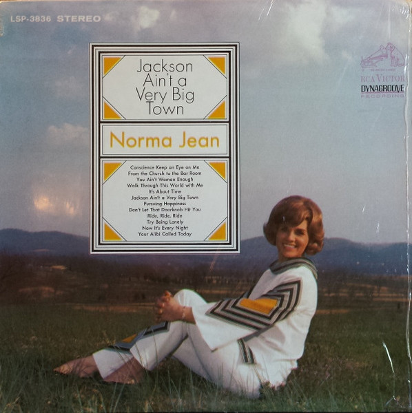 Norma Jean (2) - Jackson Ain't A Very Big Town (LP, Album, RP)