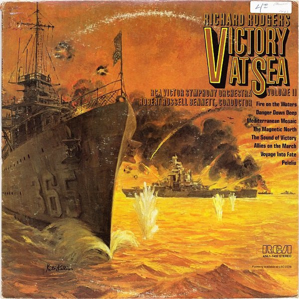 Richard Rodgers - RCA Victor Symphony Orchestra, Robert Russell Bennett - Victory At Sea Volume II (LP, Album, RE)