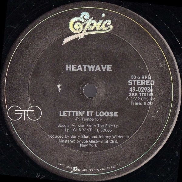 Heatwave - Lettin' It Loose / Mind What You Find (12")