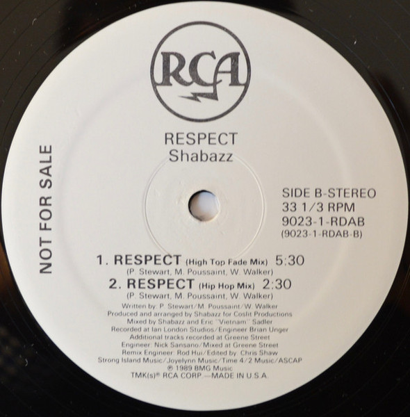Shabazz - Respect (12", Promo)