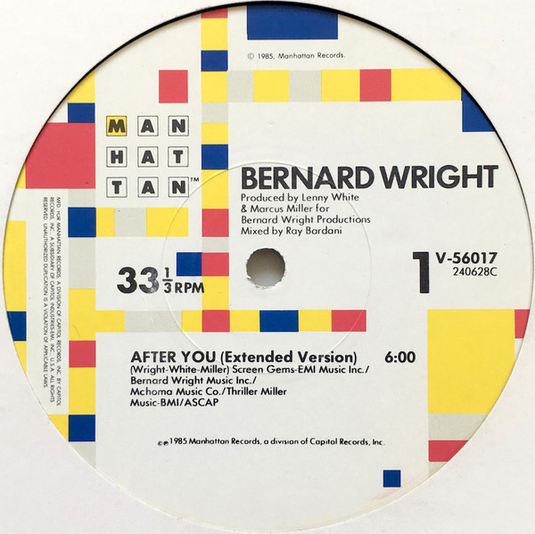 Bernard Wright - After You - Manhattan Records - V-56017 - 12" 938348761