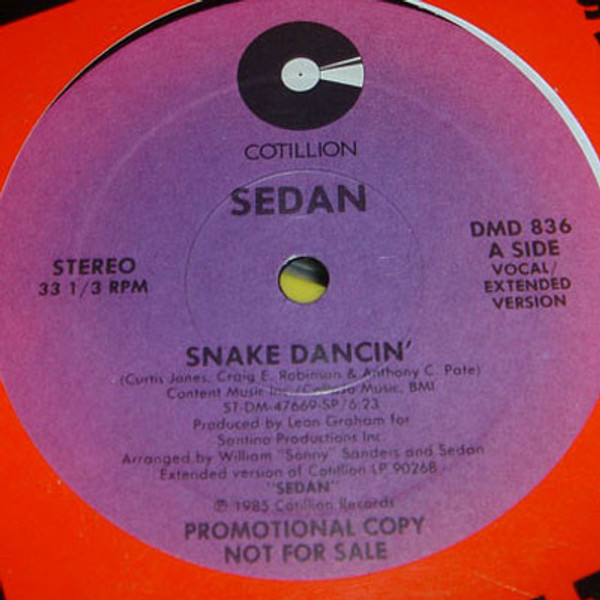 Sedan (2) - Snake Dancin' (12", Promo)