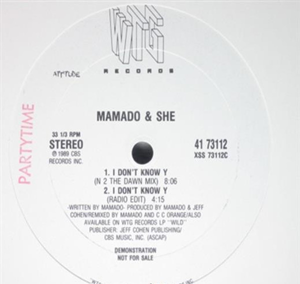 Mamado & She - Bac' Up And Live (12", Promo)