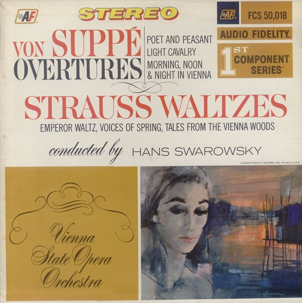 Suppé*, Strauss*, Hans Swarowsky, Vienna State Opera Orchestra* - Von Suppé Overtures /  Strauss Waltzes (LP)