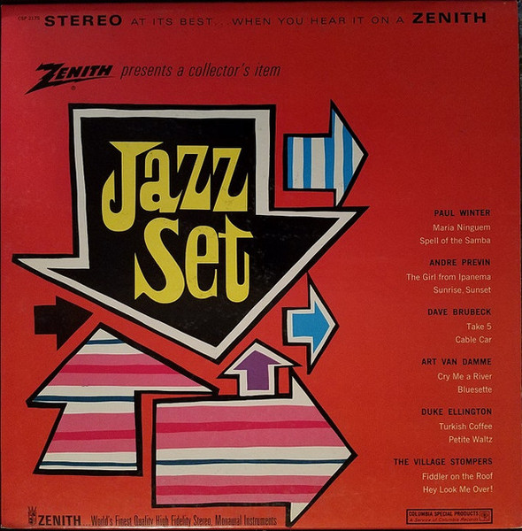 Various - Zenith Presents A Collector's Item:  Jazz Set - Columbia Special Products, Columbia Special Products, Columbia Special Products - CSP 217S, CSP 217 M/S, CSP 217 Stereo - LP, Comp 939862058