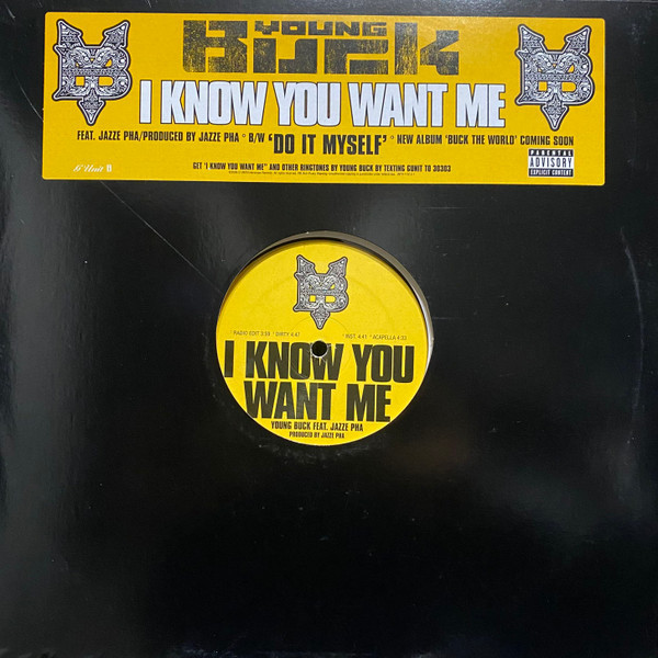 Young Buck - I Know You Want Me / Do It Myself (12", Promo)