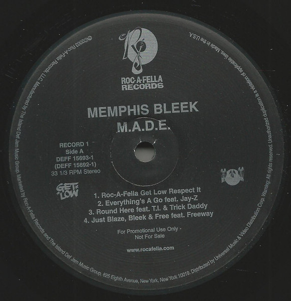 Memphis Bleek - M.A.D.E. (2xLP, Album, Promo, Cle)