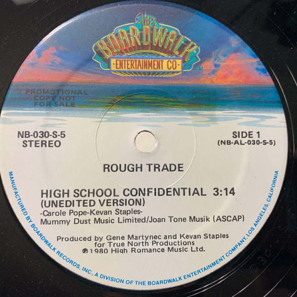 Rough Trade - High School Confidential (12", Promo, Mon)
