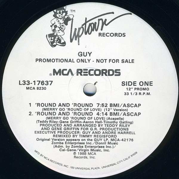 Guy - Round And Round (Merry Go Round Of Love) (12", Promo)