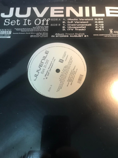 Juvenile (2) - Set It Off (12", Single)