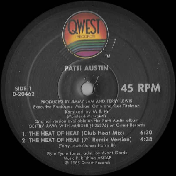 Patti Austin - The Heat Of Heat (12", Maxi)