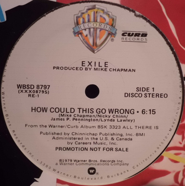 Exile (7) - How Could This Go Wrong (12", Promo)