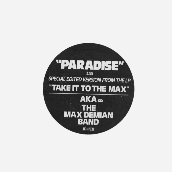 AKA The Max Demian Band - Paradise (12", S/Sided, Promo)