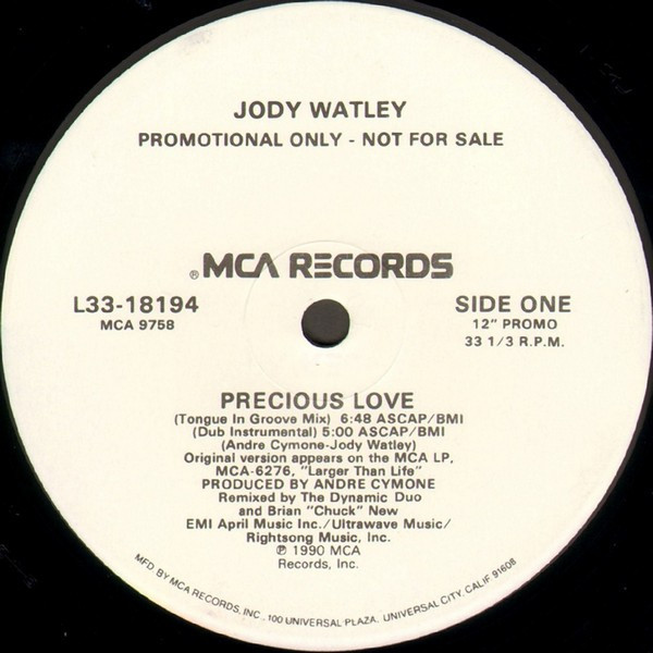 Jody Watley - Precious Love (12", Promo)