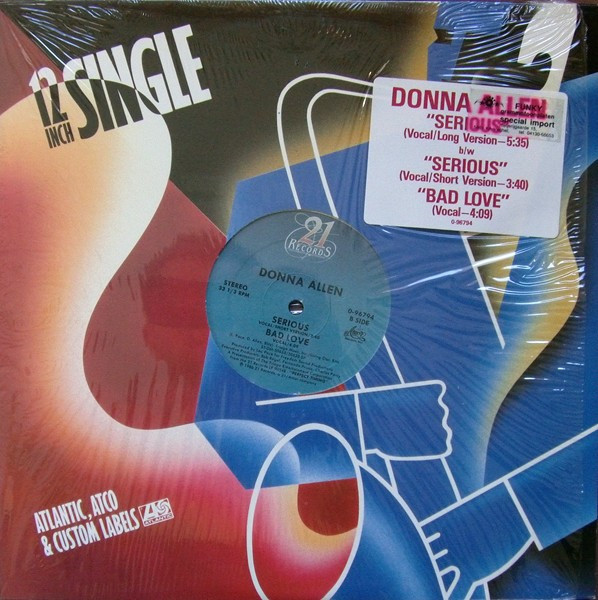 Donna Allen - Serious - 21 Records - 0-96794 - 12", Single, SP  945017067