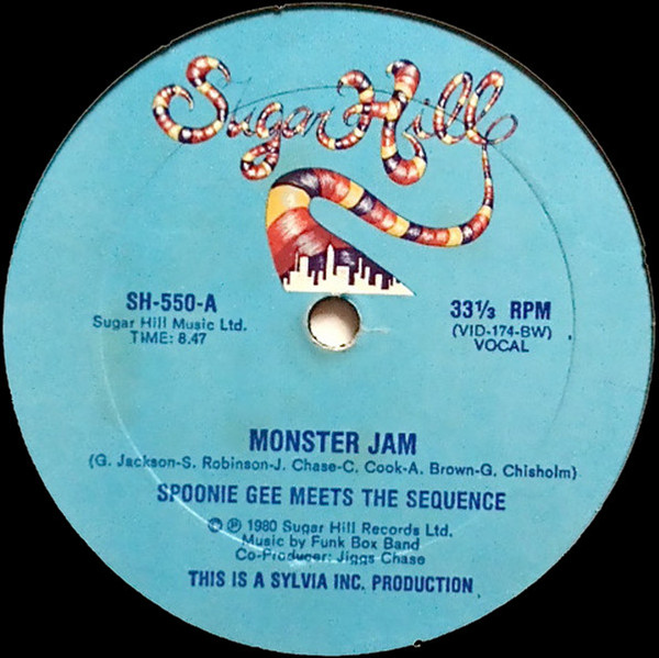 Spoonie Gee Meets The Sequence - Monster Jam (12")