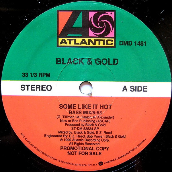 Black & Gold - Some Like It Hot (12", Promo)