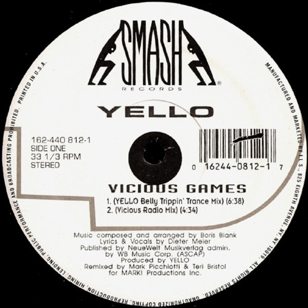 Yello - Vicious Games (12")