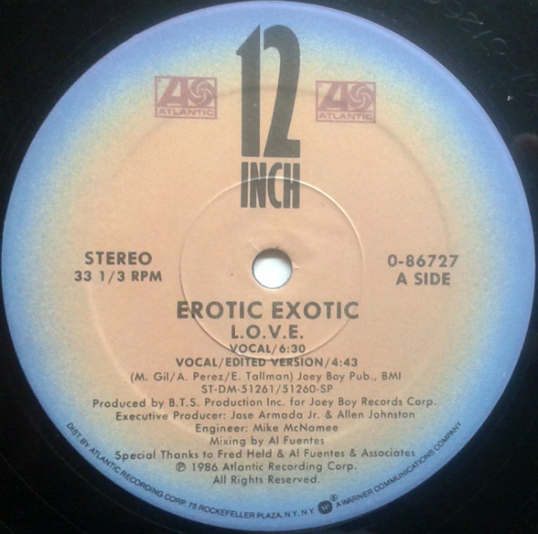 Erotic Exotic - L.O.V.E. (12", Single)