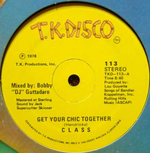 Class (4) - Get Your Chic Together (12")