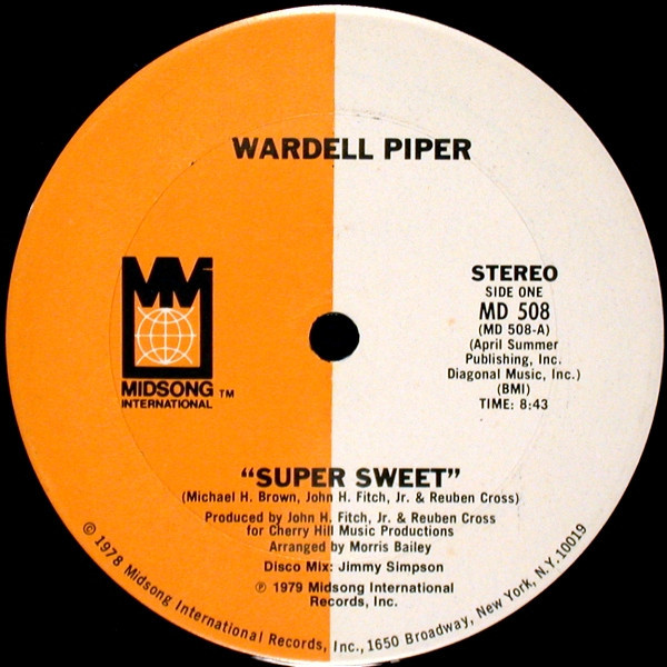 Wardell Piper - Super Sweet (12", Single)