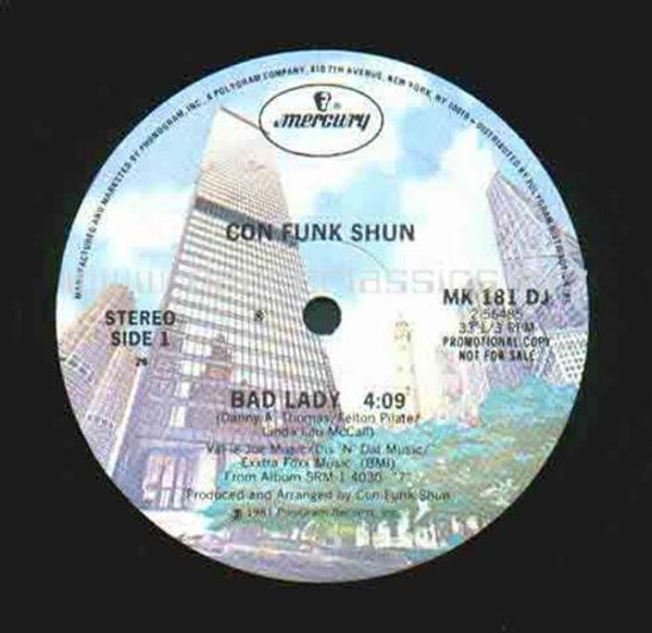 Con Funk Shun - Bad Lady (12", Promo)