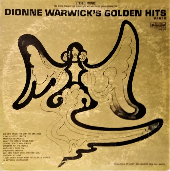 Dionne Warwick - Golden Hits Part 2 (LP, Comp)