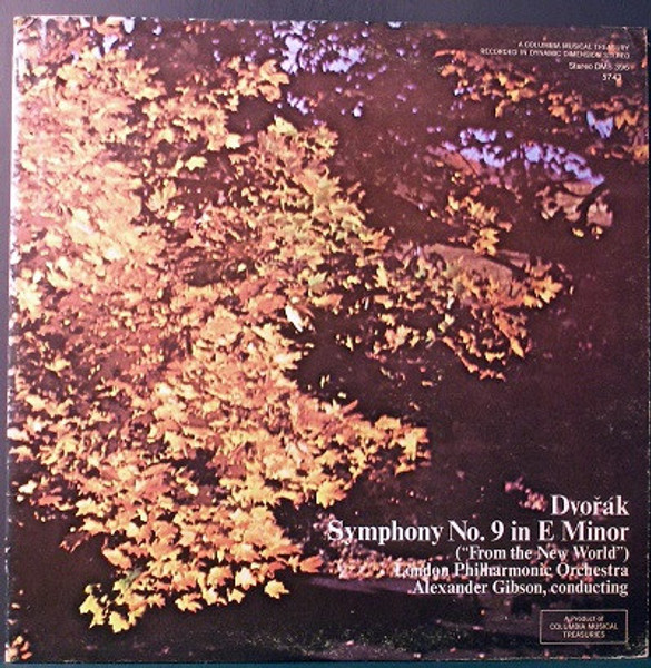 Dvořák*, London Philharmonic Orchestra*, Alexander Gibson - Symphony No. 9 In E Minor ("From The New World") (LP)