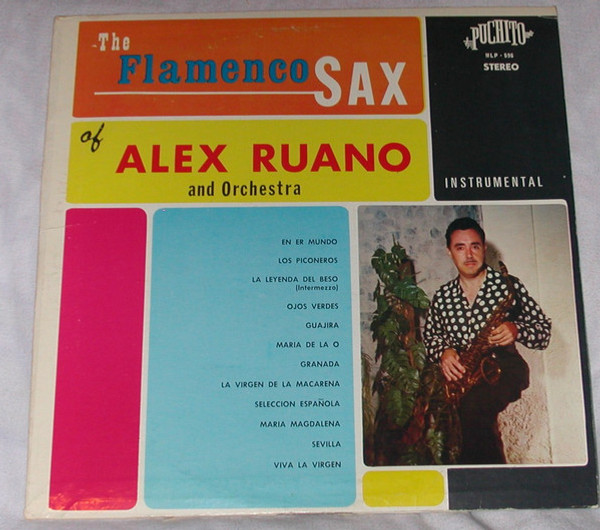 Alex Ruano With Orchestra* - The Flamenco Sax (LP, Album)