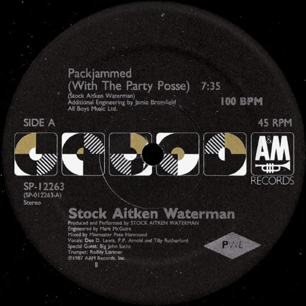Stock Aitken Waterman* - Packjammed (With The Party Posse) (12")