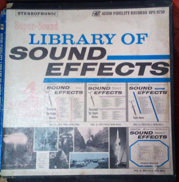 No Artist - Library Of Sound Effects  (4xLP + Box)