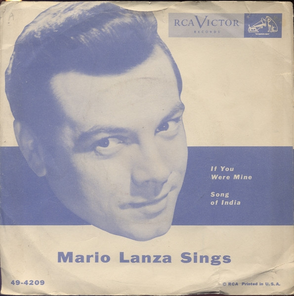 Mario Lanza - Song Of India / If You Were Mine (7", Red)