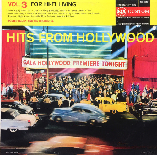 Ronnie Ogden And His Orchestra - Hits From Hollywood - Vol. 3 For Hi-Fi Living (LP, Album)