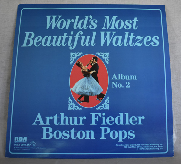 Arthur Fiedler, Boston Pops* - World's Most Beautiful Waltzes, Album No. 2 (LP, Comp)